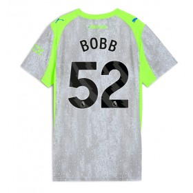 Dámské fotbalový oblečení Manchester City Oscar Bobb #52 Tretí košile 2025-26 Krátkým Rukávem